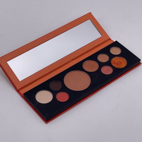 Touch in Sol Fill Up Orange Eye Shadow Palette 9 Colors Mirrored Compact - Picture 1 of 6